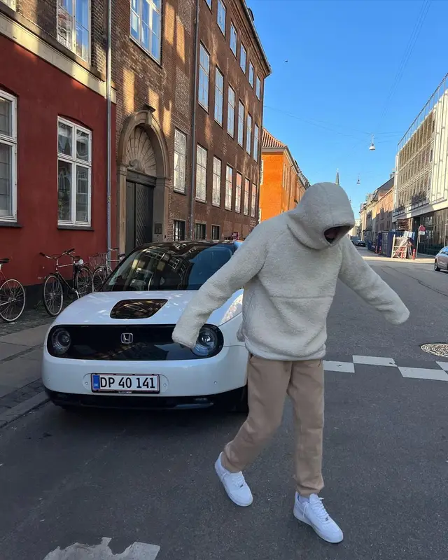 Lil Tjay outfit in Entire Studios, Rhude, and Nike, 2023