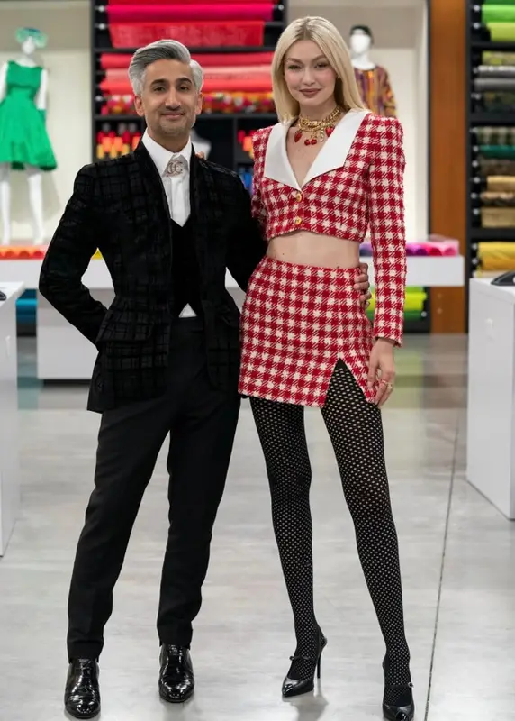 Gigi Hadid outfit in Alessandra Rich, 2023