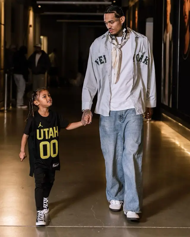 Jordan Clarkson outfit in Balenciaga and Adidas, 2023