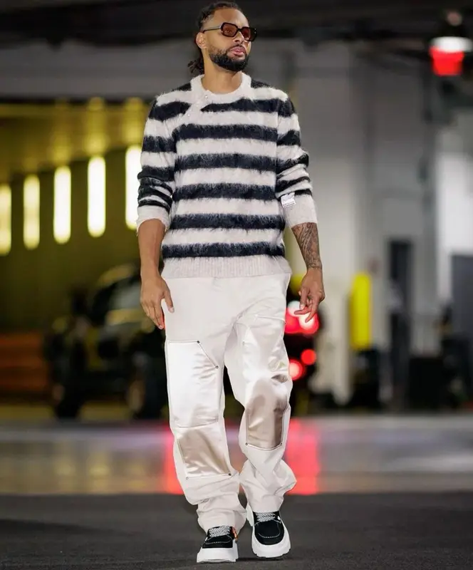 Patty Mills outfit in Naked Wolfe, 2023