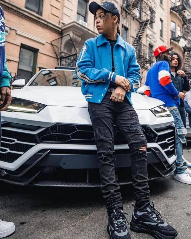 SugarHill Ddot outfit in Dior and Amiri, 2023
