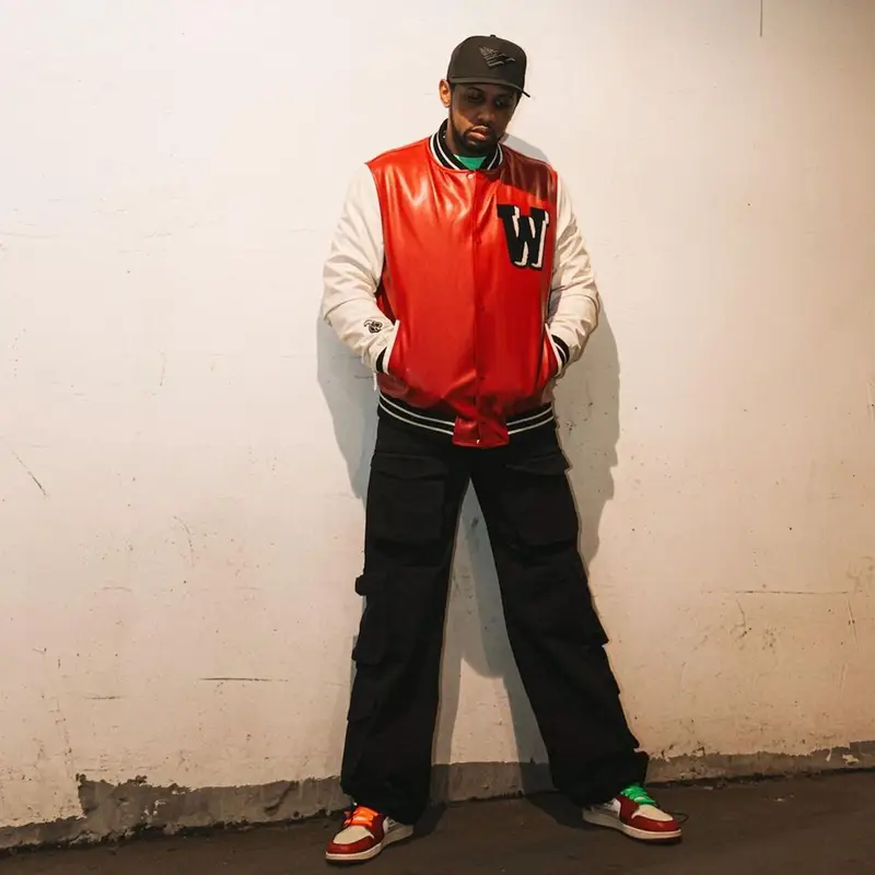 Fabolous outfit in Rhude, Nike, and Paper Planes, 2023