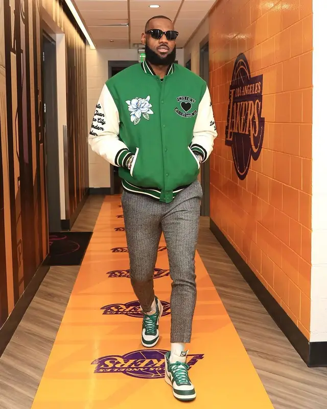 LeBron James outfit in Carhartt, Ray-Ban, and Awake NY, 2023