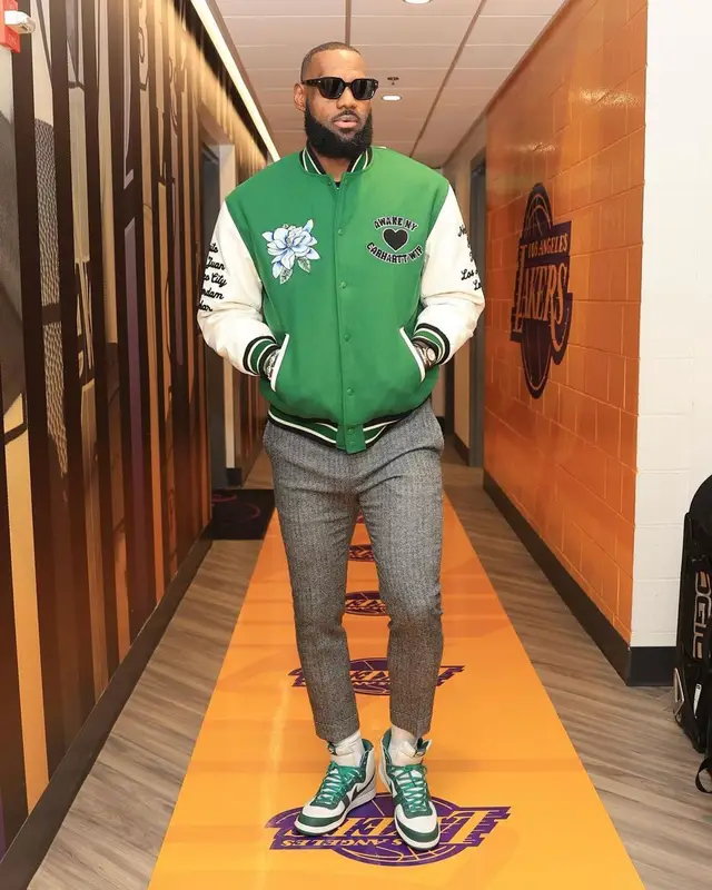 LeBron James outfit in Carhartt, Ray-Ban, and Awake NY, 2023