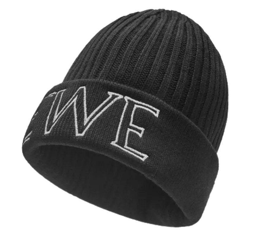 Loewe Black Logo Wool Beanie $350