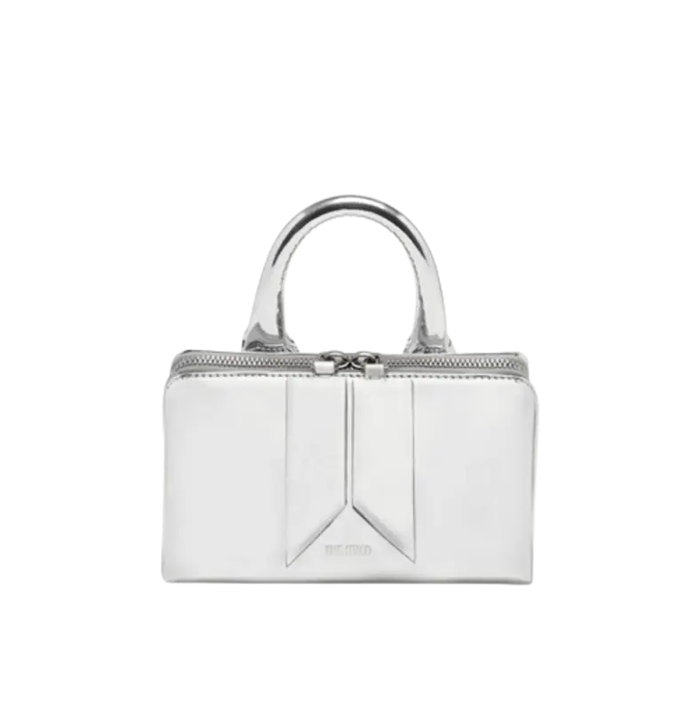 The Attico “Friday” Silver Mini Handbag $1250