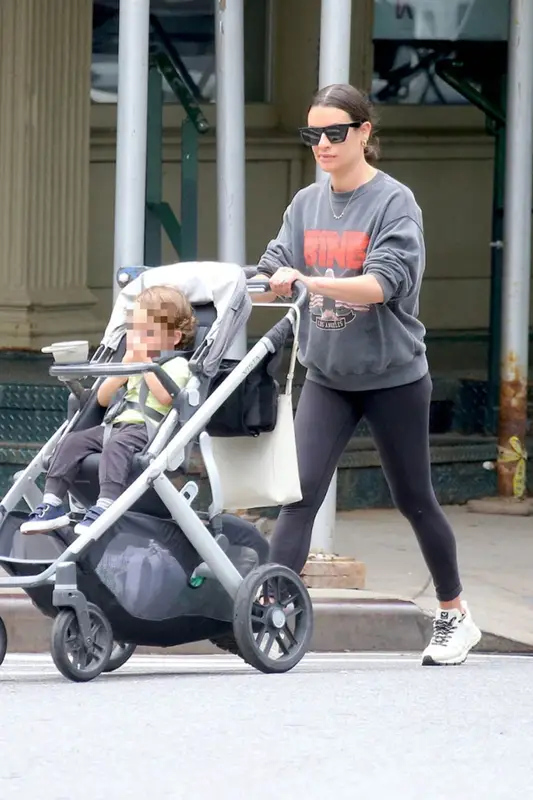 Lea Michele outfit in Illesteva, 2022