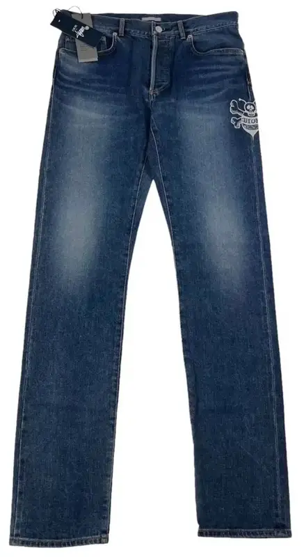 Dior Bee Embroidered Jeans $875