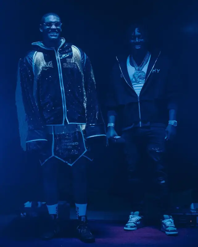Fredo Bang outfit in Givenchy, Amiri, and Nike, 2023