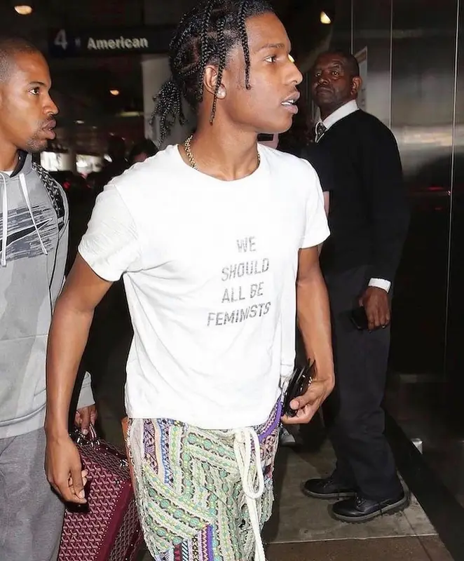 ASAP Rocky outfit in Dior, 2023