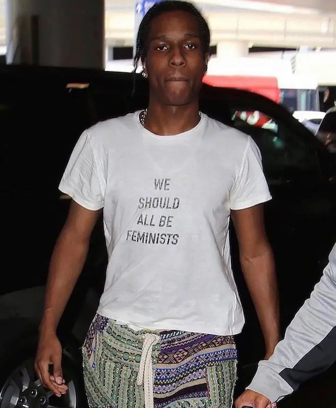 ASAP Rocky outfit in Dior, 2023