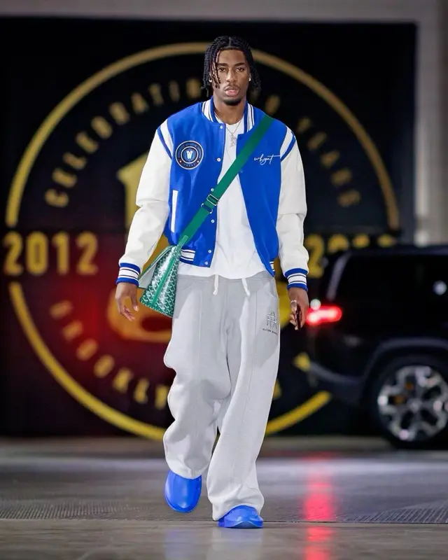 David Duke Jr outfit in Whyat and Olivier Rogers, 2023