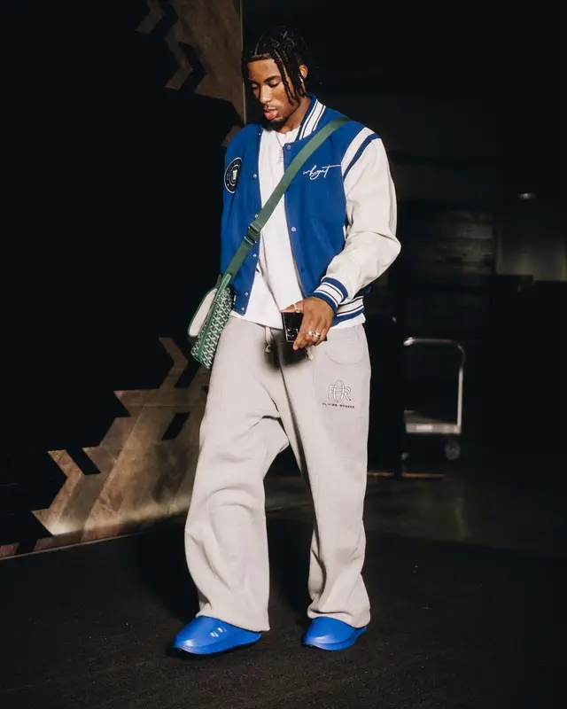 David Duke Jr outfit in Whyat and Olivier Rogers, 2023