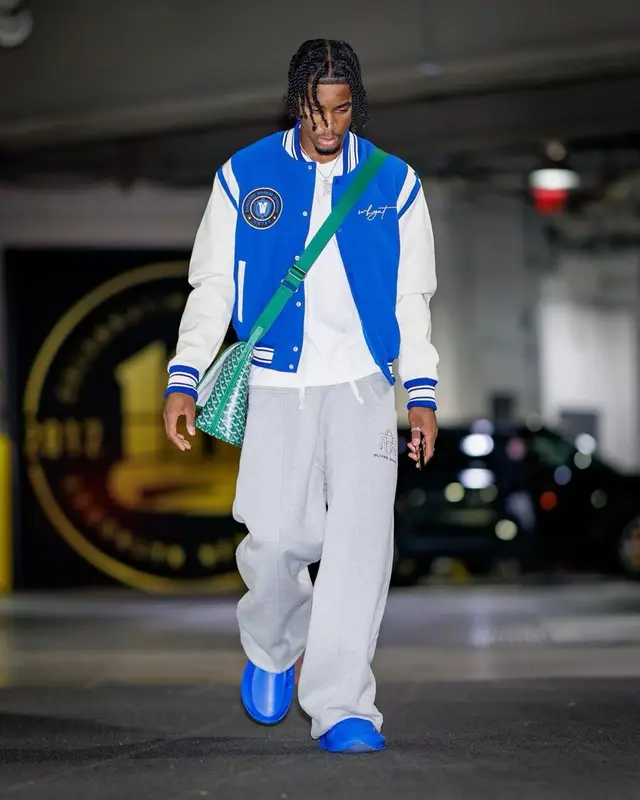 David Duke Jr outfit in Whyat and Olivier Rogers, 2023
