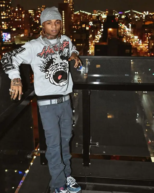 Swae Lee outfit in Hellstar, Louis Vuitton, and Dior, 2023