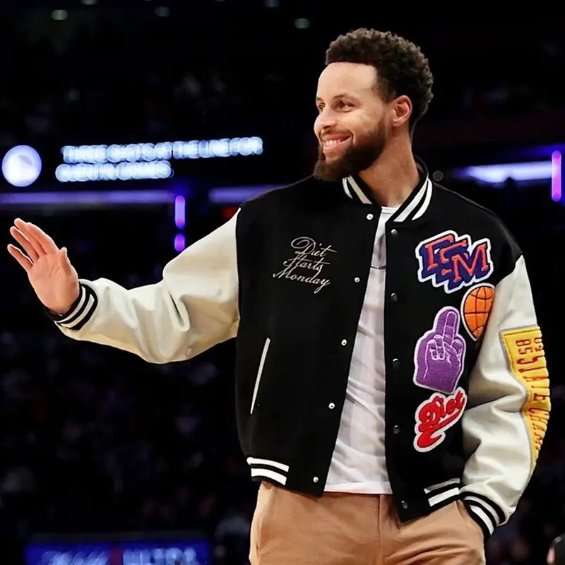 Stephen Curry outfit in Diet Starts Monday, 2022