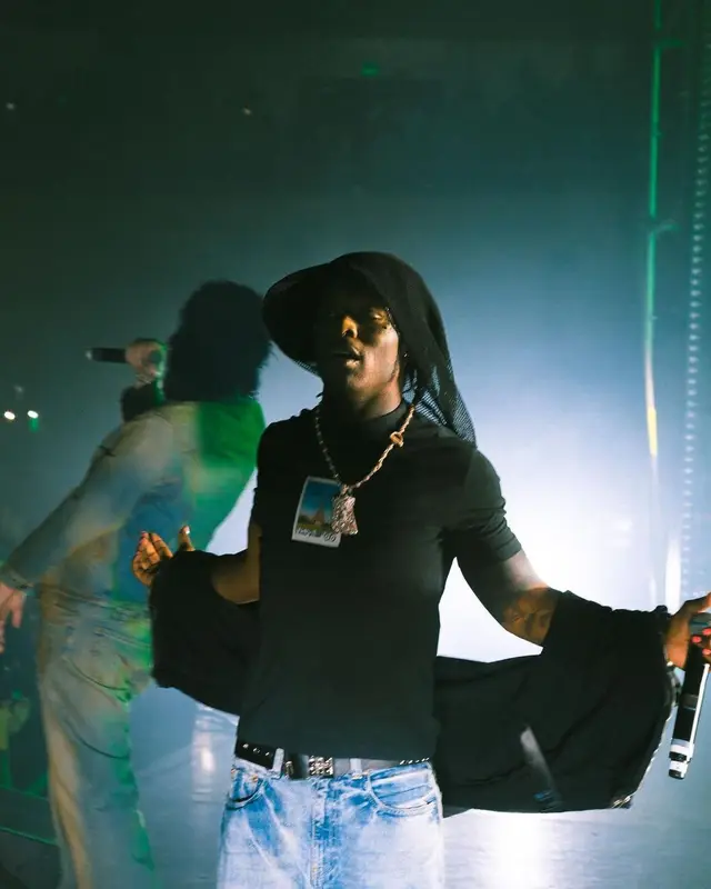Lil Uzi Vert outfit in Balenciaga and No Name, 2023