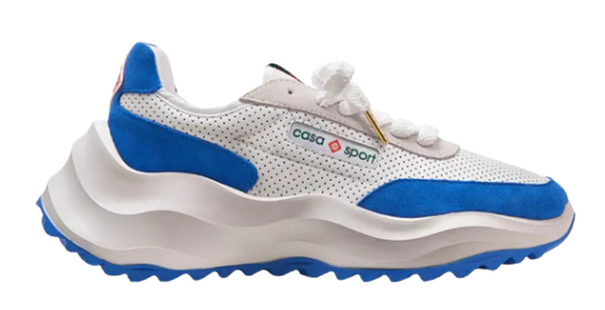 Casablanca Atlantis White Blue Sneakers $273