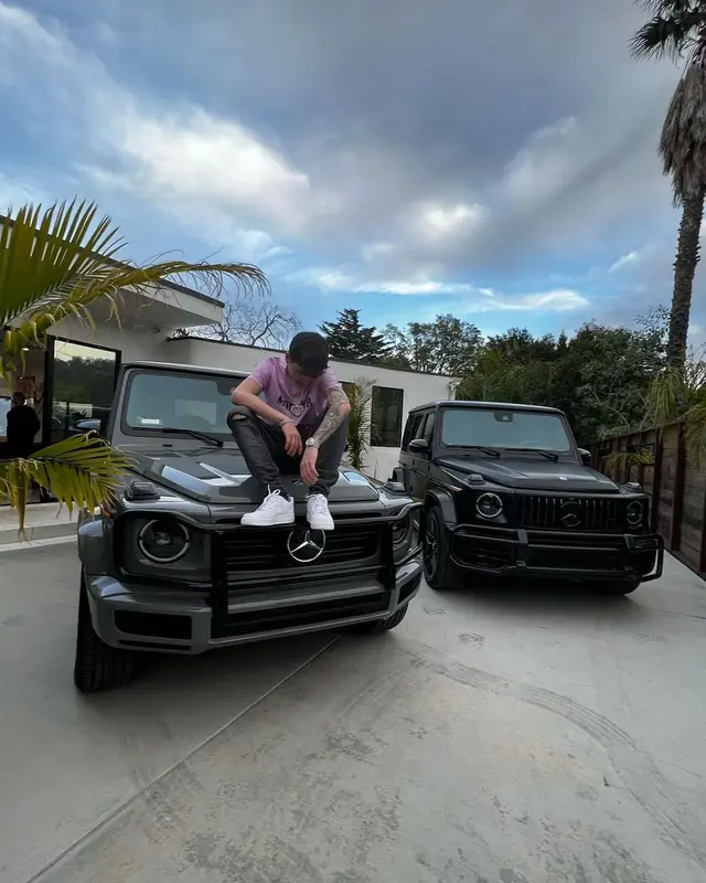 Young Cardi outfit in Moncler, Ksubi, and Nike, 2022