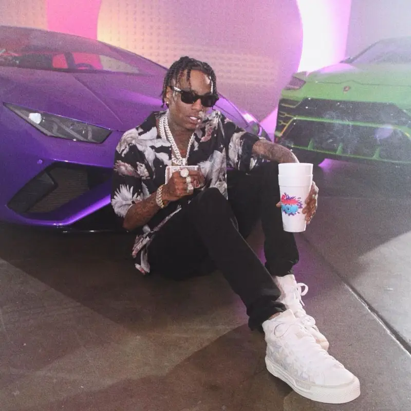 Soulja Boy outfit in Amiri, 2023
