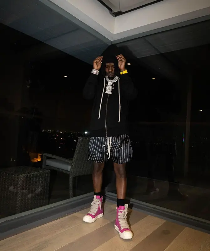 Jackboy outfit in Rick Owens, 2023