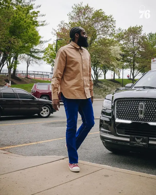 James Harden outfit in Marni and Rick Owens, 2023