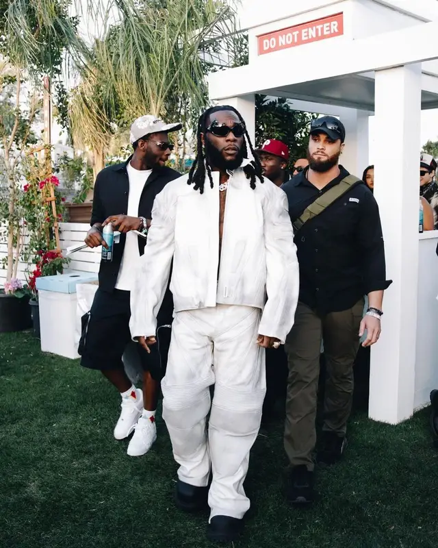 Burna Boy outfit in Balenciaga, 2023