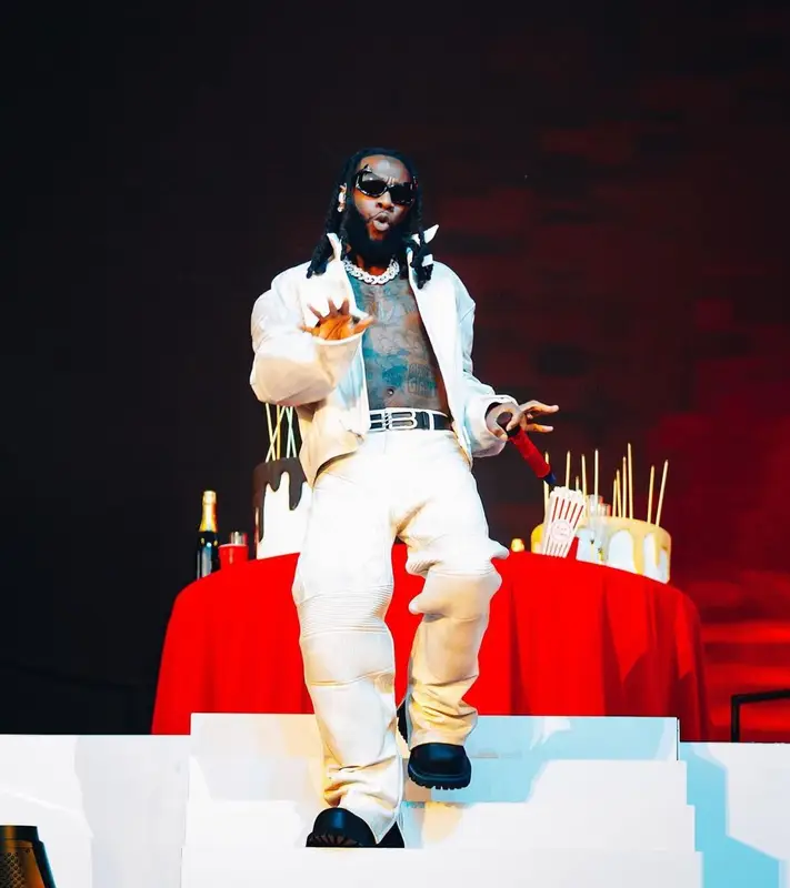 Burna Boy outfit in Balenciaga, 2023