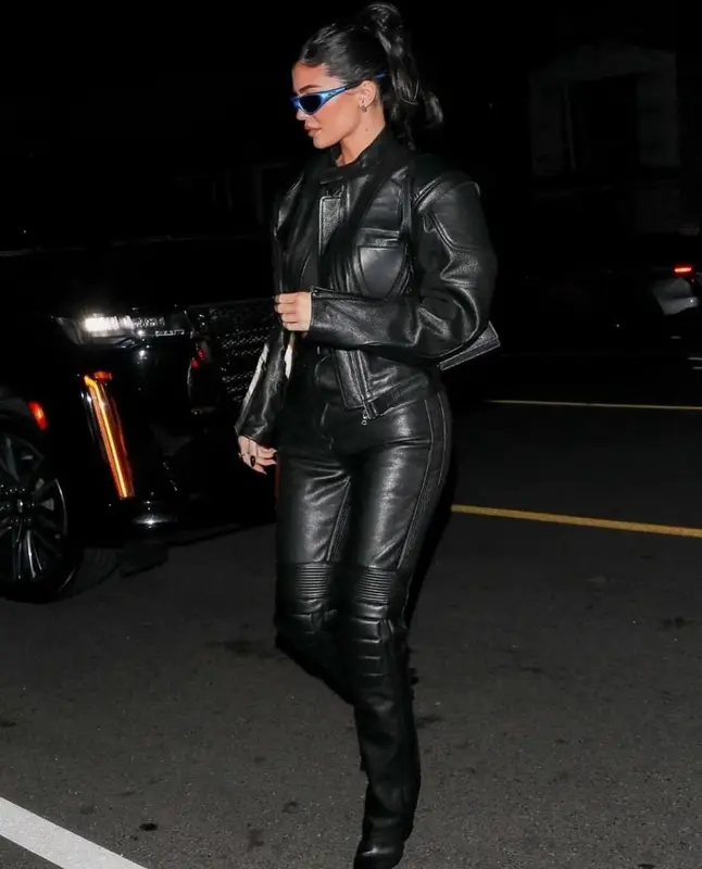 Kylie Jenner outfit in David Koma, 2022