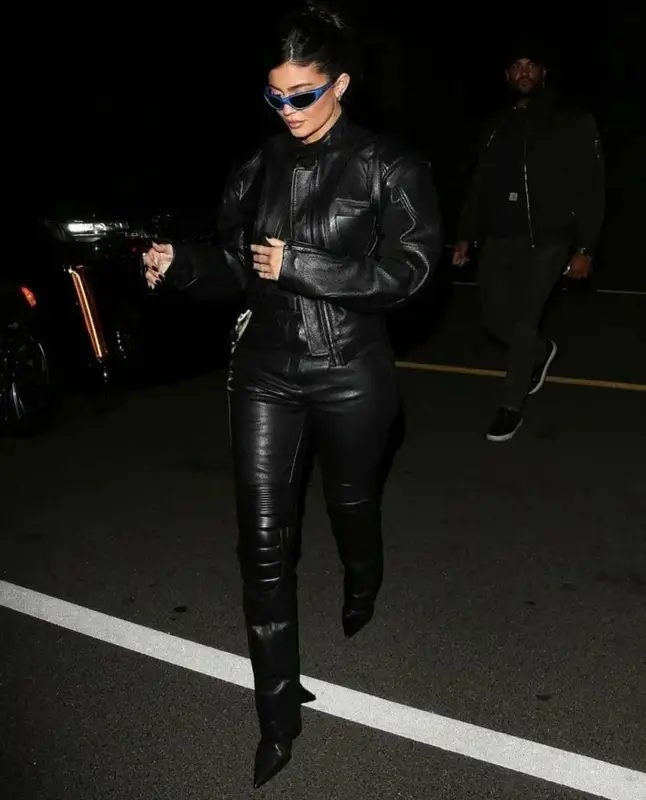 Kylie Jenner outfit in David Koma, 2022