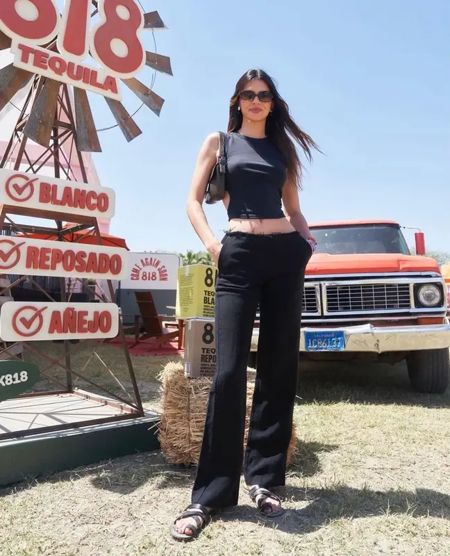 Kendall Jenner outfit in St. Agni and The Row, 2023