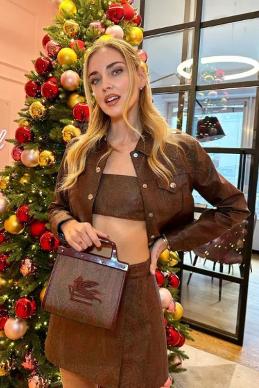 Chiara Ferragni outfit in Etro, 2022