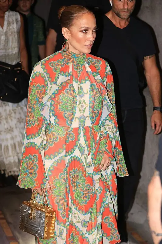 Jennifer Lopez outfit in Etro, 2022