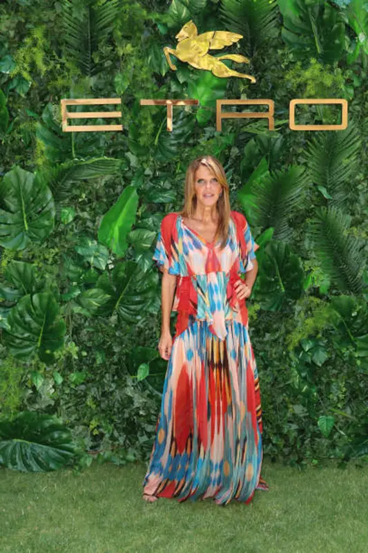Anna Dello Russo outfit in Etro, 2022
