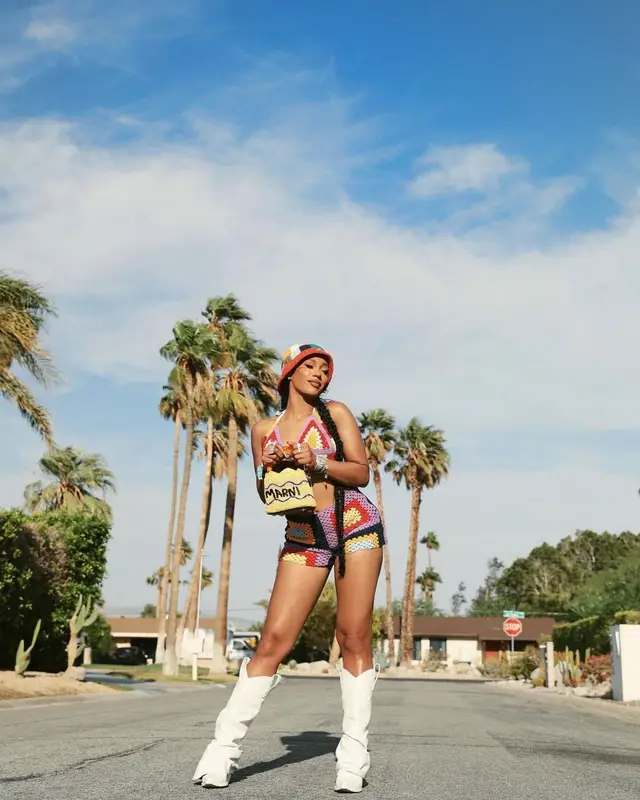Bia outfit in R13, Marni, and No Vacancy Inn, 2023