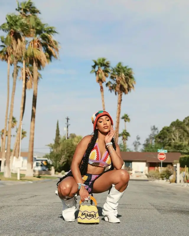 Bia outfit in R13, Marni, and No Vacancy Inn, 2023