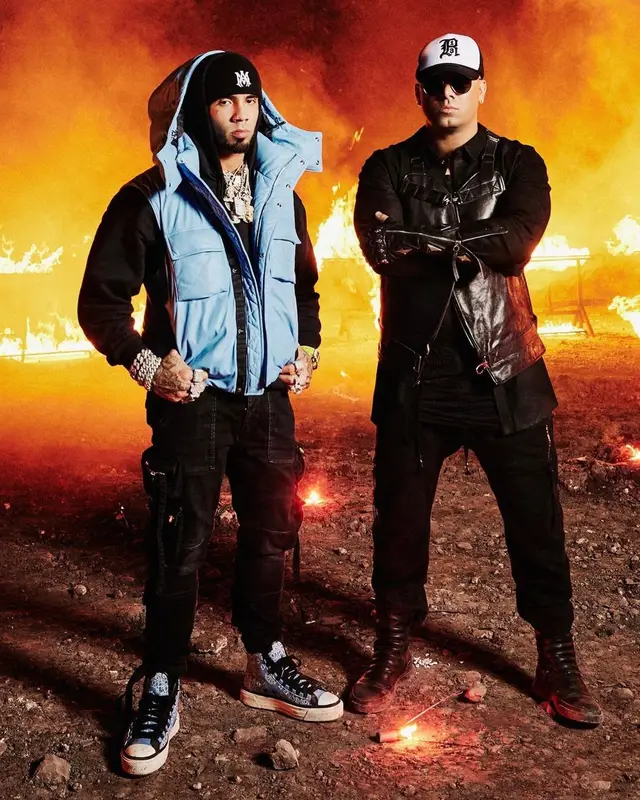 Anuel AA outfit in Amiri, 2023