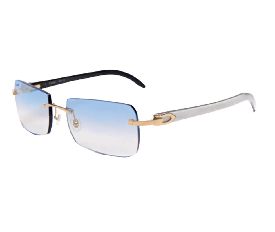 Cartier White Buffalo Horn Sunglasses $3890