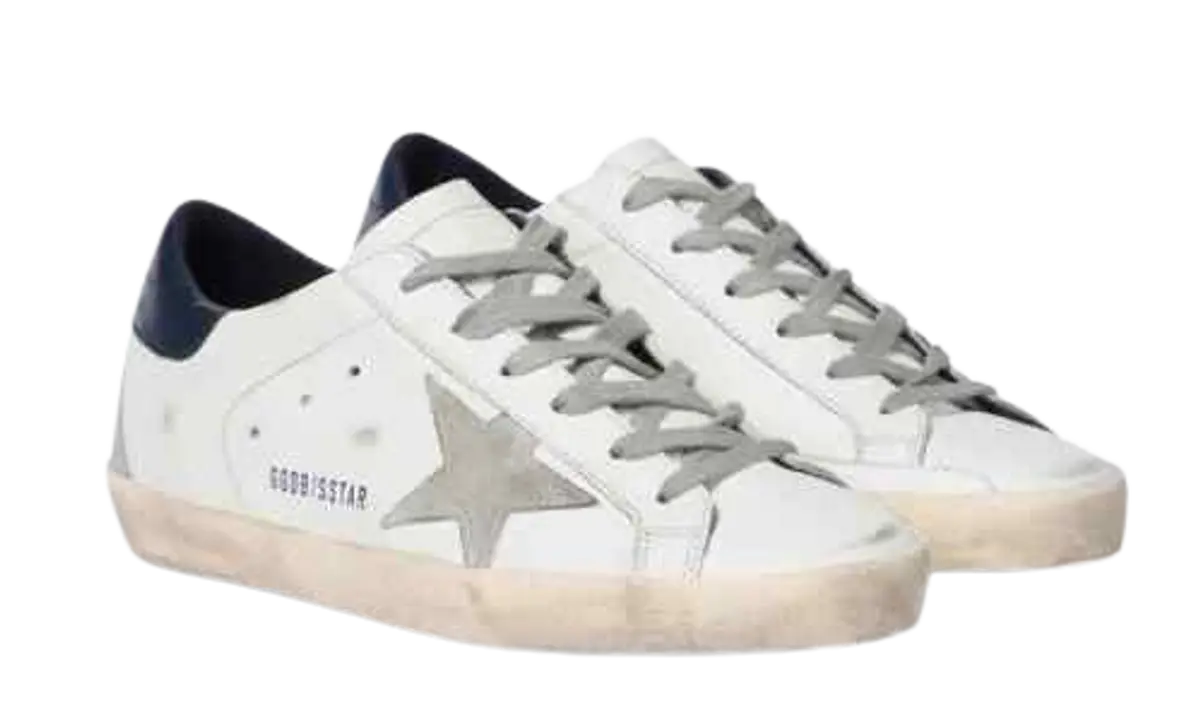 Golden Goose Superstar White Leather Sneakers $345