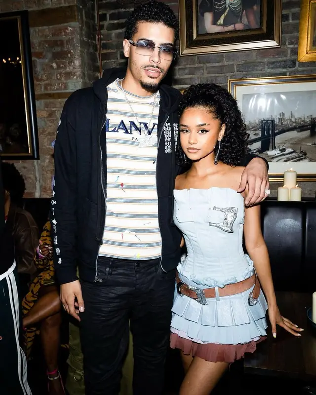 Jay Critch outfit in Lanvin, Chrome Hearts, and Cartier, 2023