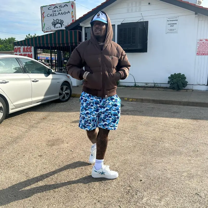 Sauce Walka outfit in Bape and A Bathing Ape, 2023