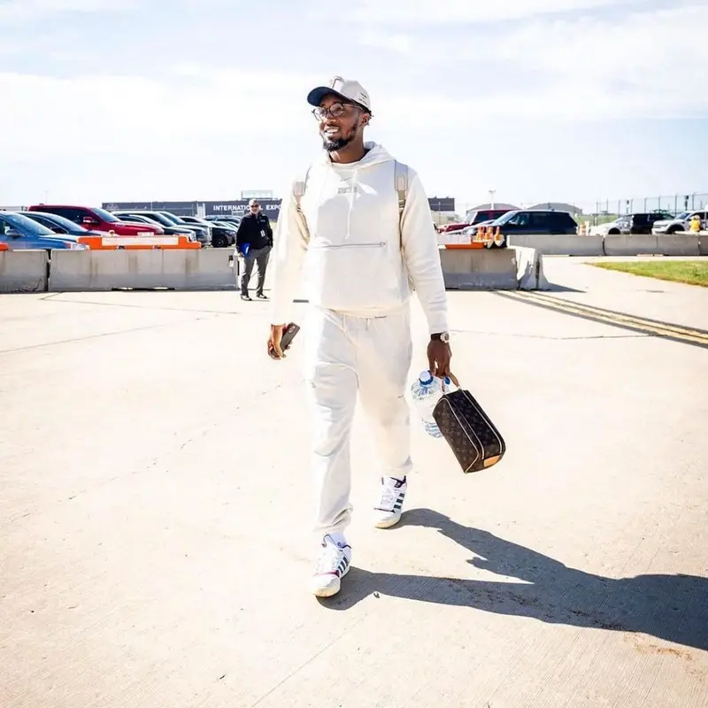 Donovan Mitchell outfit in Talented, 2022