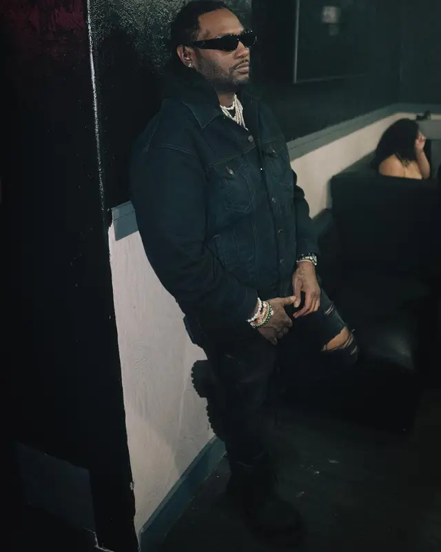 Peezy outfit in Amiri, Bottega Veneta, and Balenciaga, 2023