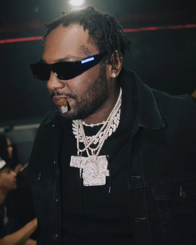 Peezy outfit in Amiri, Bottega Veneta, and Balenciaga, 2023