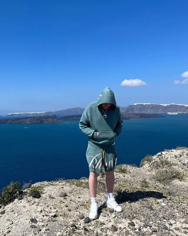 Murda Beatz outfit in Rhude and Louis Vuitton, 2023