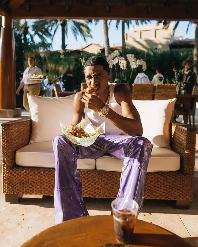 King Combs outfit in Delacasso, 2023