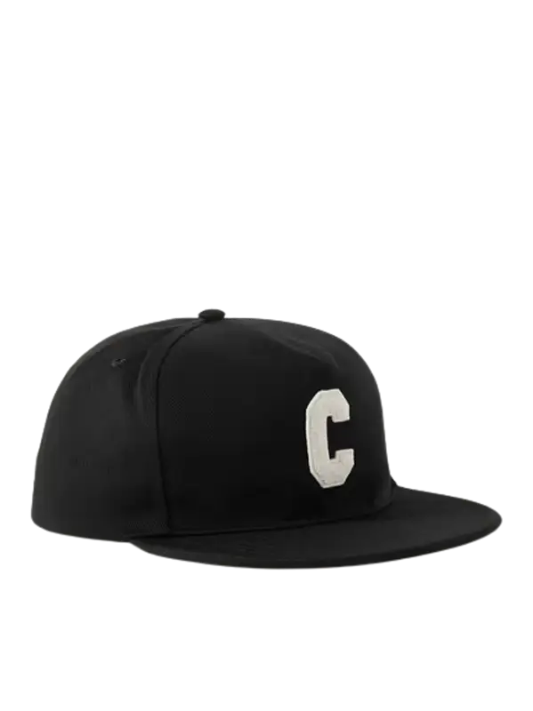 Celine Logo-Appliquéd Cotton-Blend Drill Baseball Cap $405