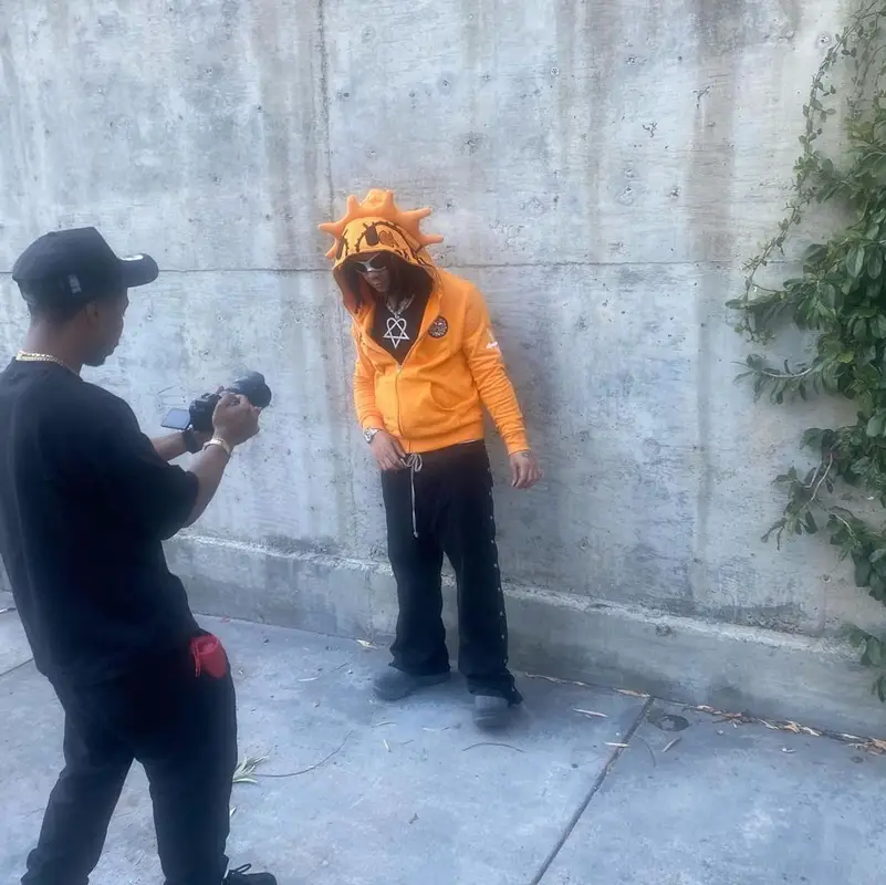 Trippie Redd outfit in Rick Owens, Crocs, and Balenciaga, 2022