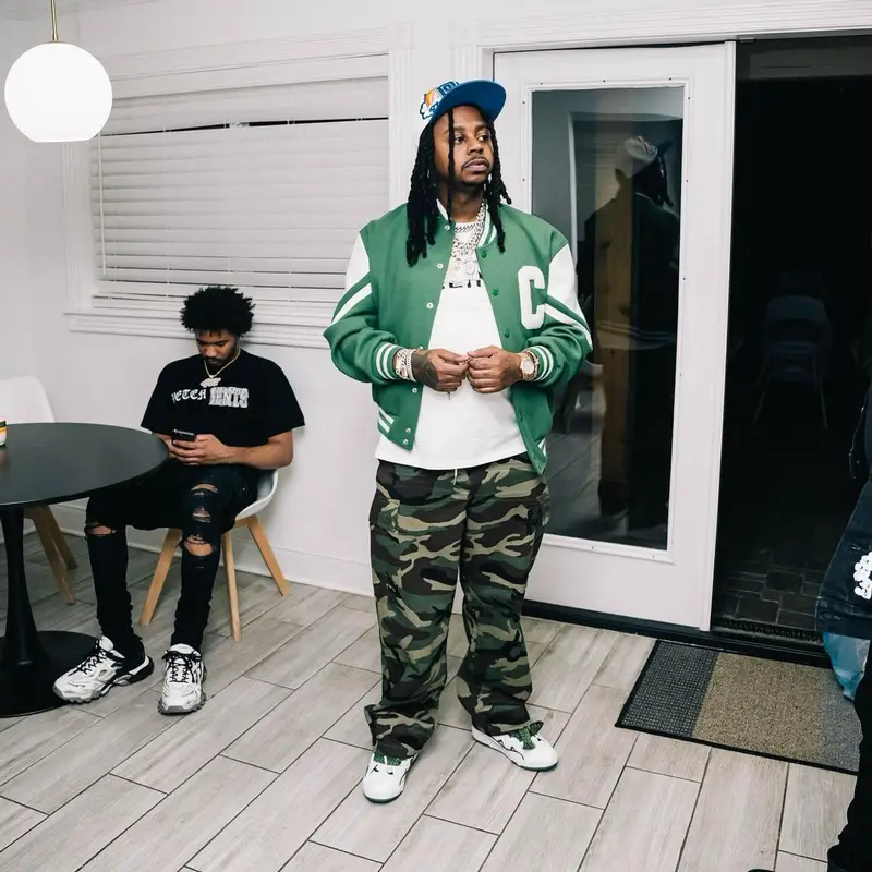 Babyface Ray outfit in Celine, Lanvin, and Louis Vuitton, 2023