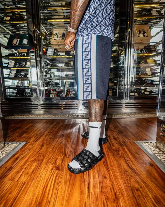 BandMan Kevo outfit in Fendi and Amiri, 2023